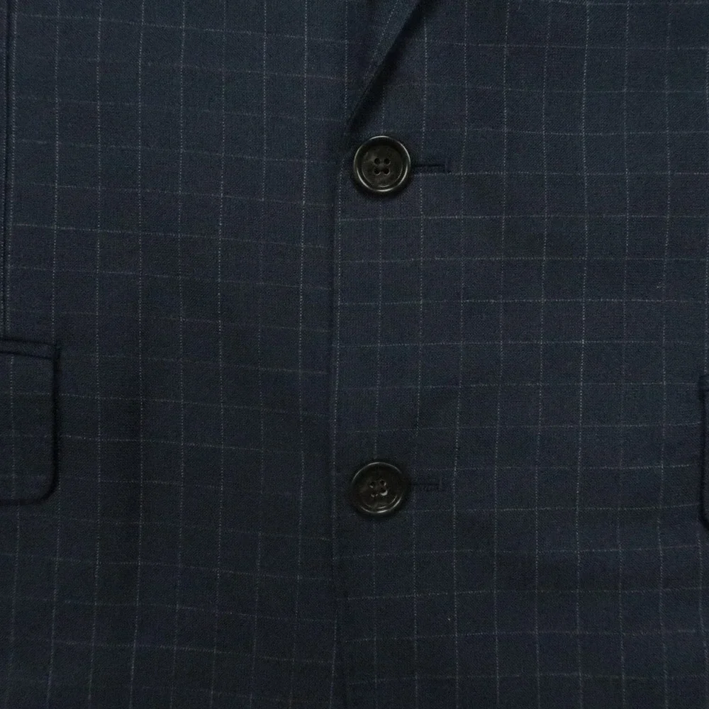 J Crew Blazer Mens Large 40R Blue Ludlow Slim Fit‎ Abraham Moon Wool